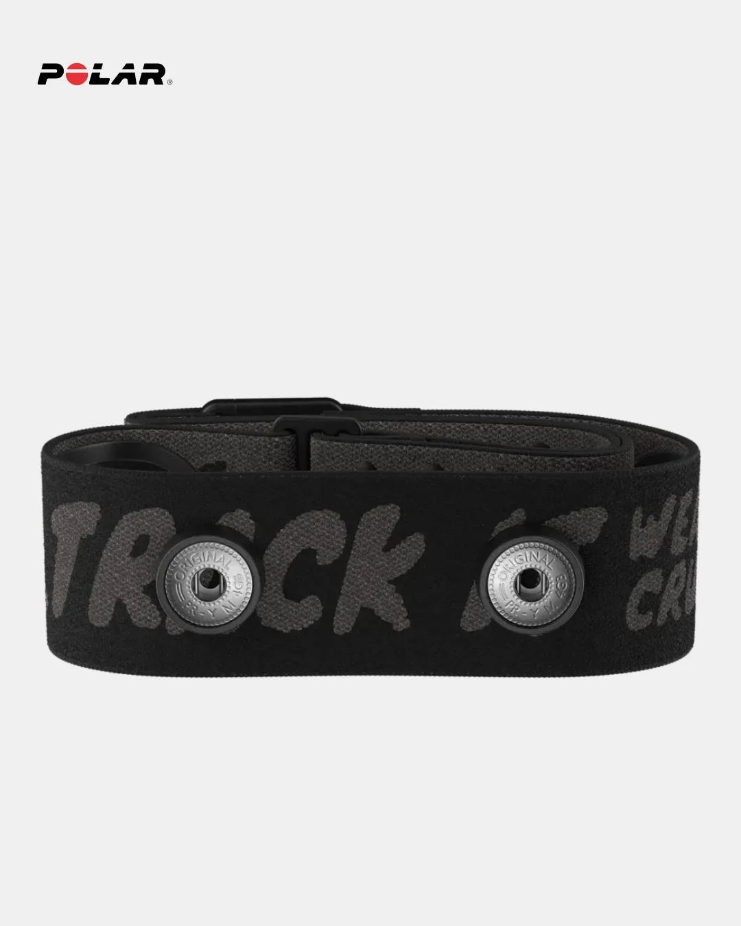 POLAR Pro Soft Textile Heart Rate Sensor Strap - Text Black on triQUIP Sports