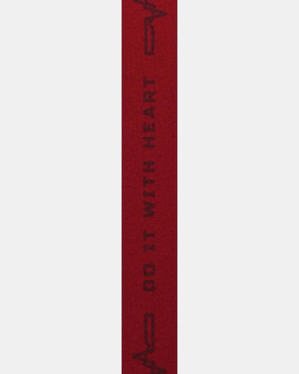 POLAR Pro Soft Textile Heart Rate Sensor Strap - Text Red on triQUIP Sports