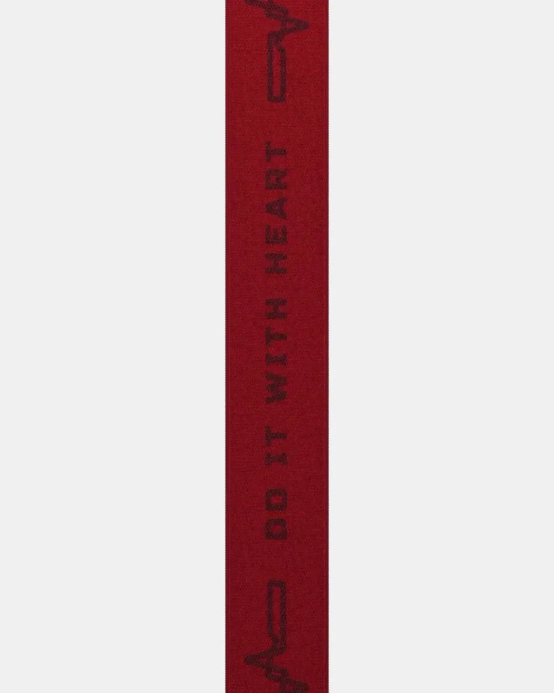 POLAR Pro Soft Textile Heart Rate Sensor Strap - Text Red on triQUIP Sports