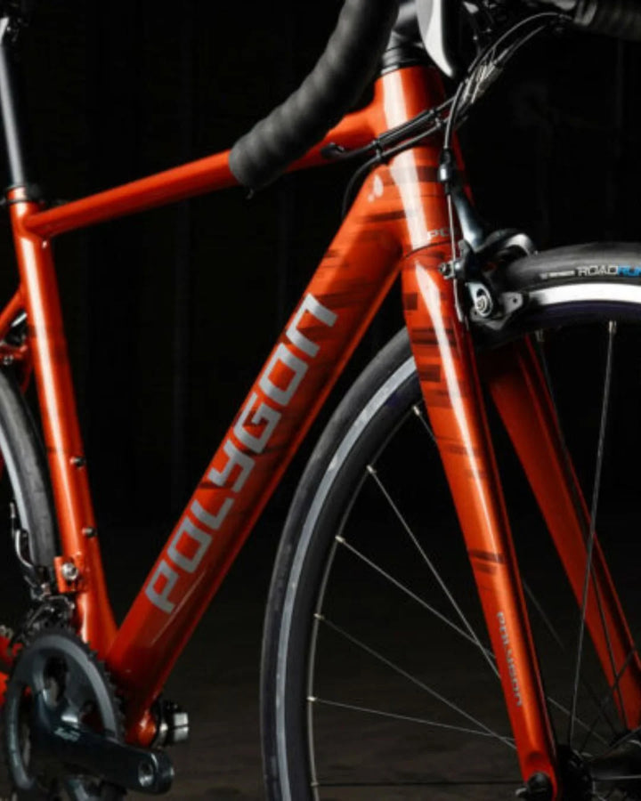 POLYGON Strattos S4 Road Bikes 2025 on triQUIP Sports