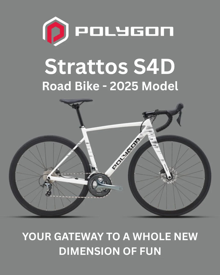 POLYGON Strattos S4D Road Bikes 2025 on triQUIP Sports