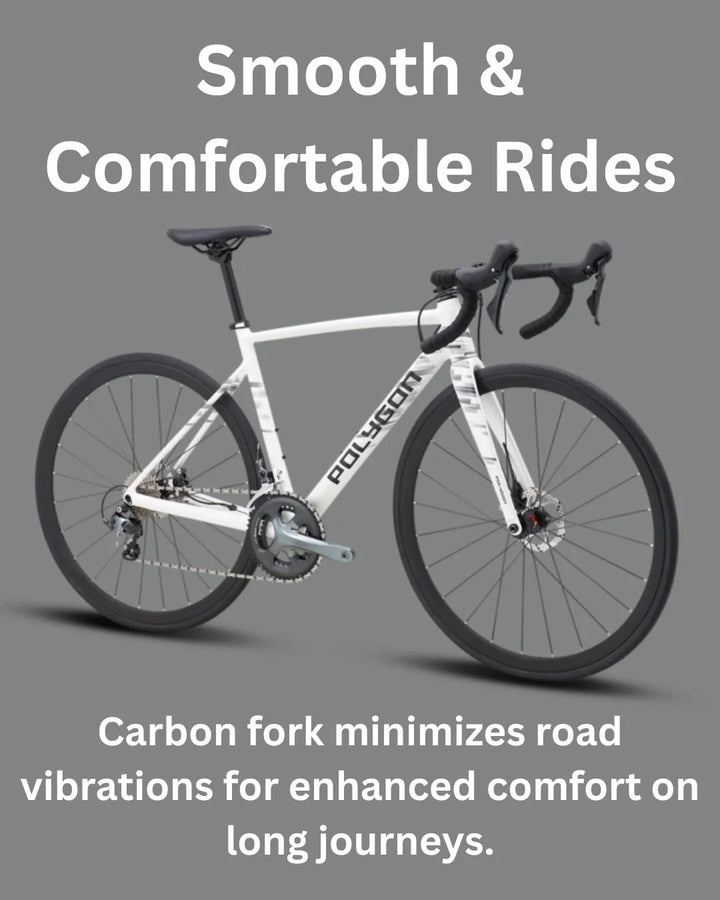 POLYGON Strattos S4D Road Bikes 2025 on triQUIP Sports