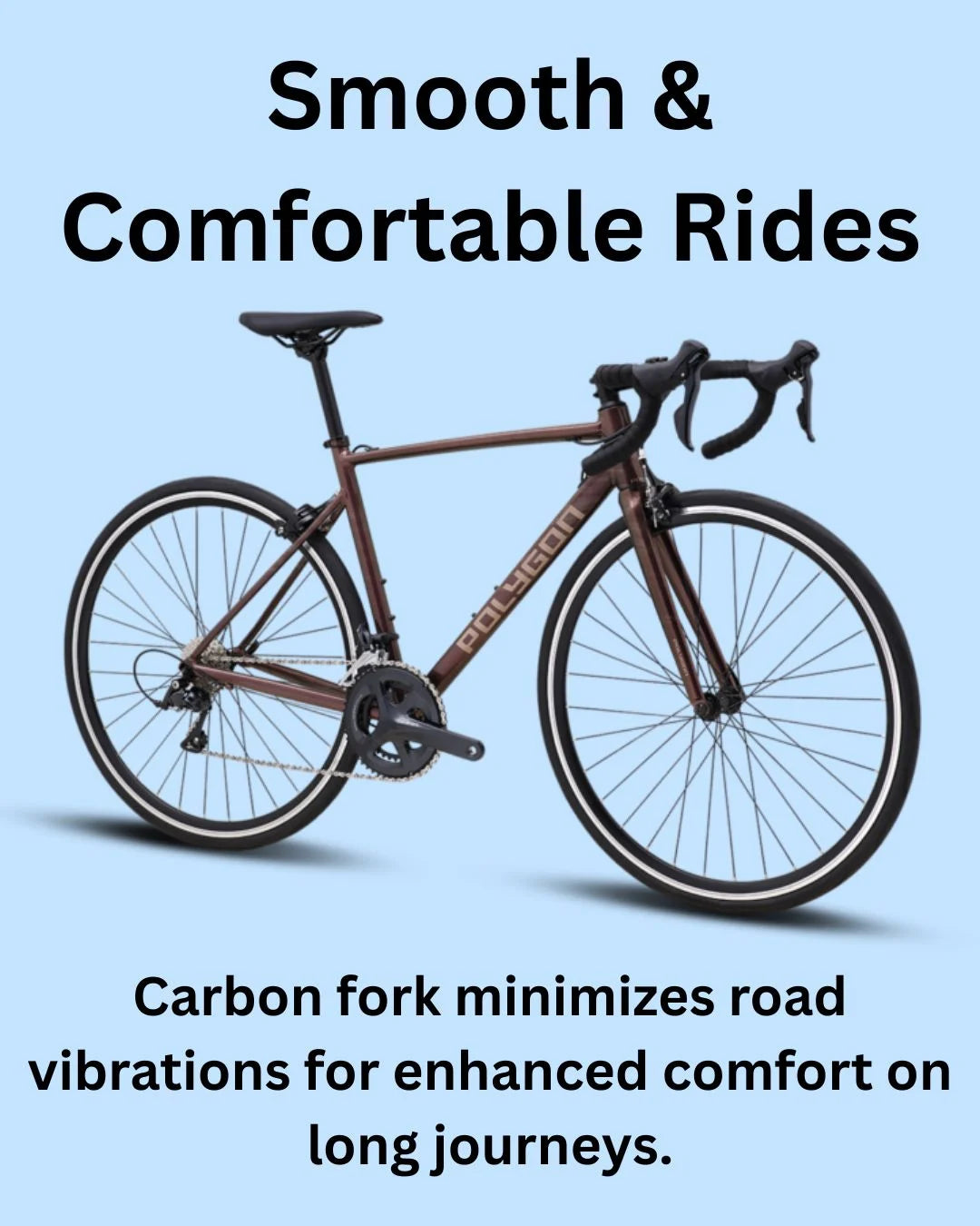 POLYGON Strattos S3 Road Bikes 2025 on triQUIP Sports