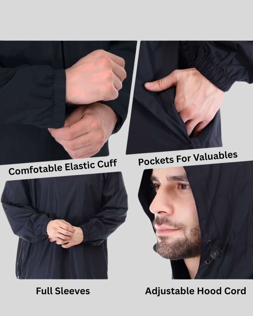 ROCKSPORT Rain Poncho Golden Bell Rainwear on triQUIP Sports