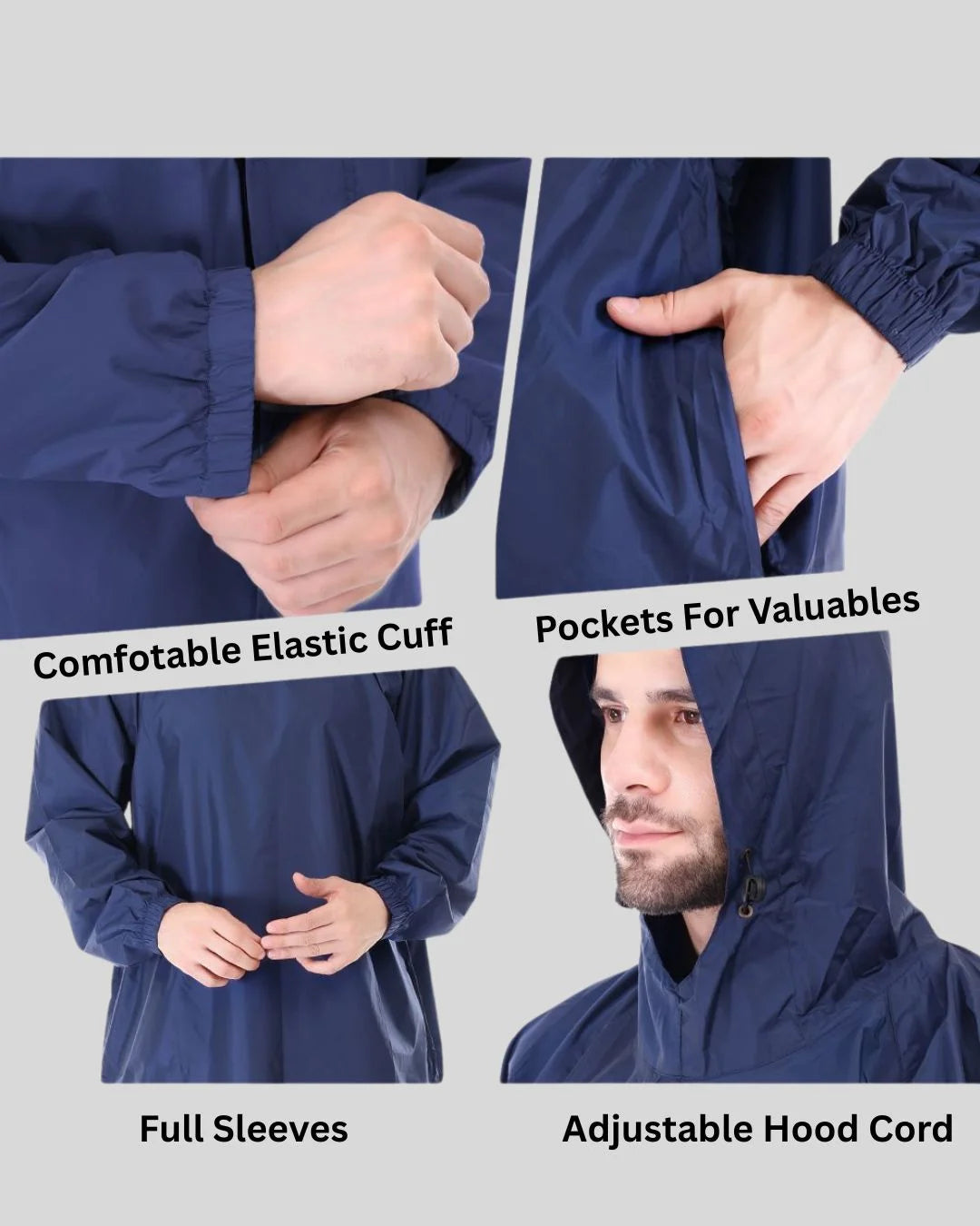 ROCKSPORT Rain Poncho Golden Bell Rainwear on triQUIP Sports