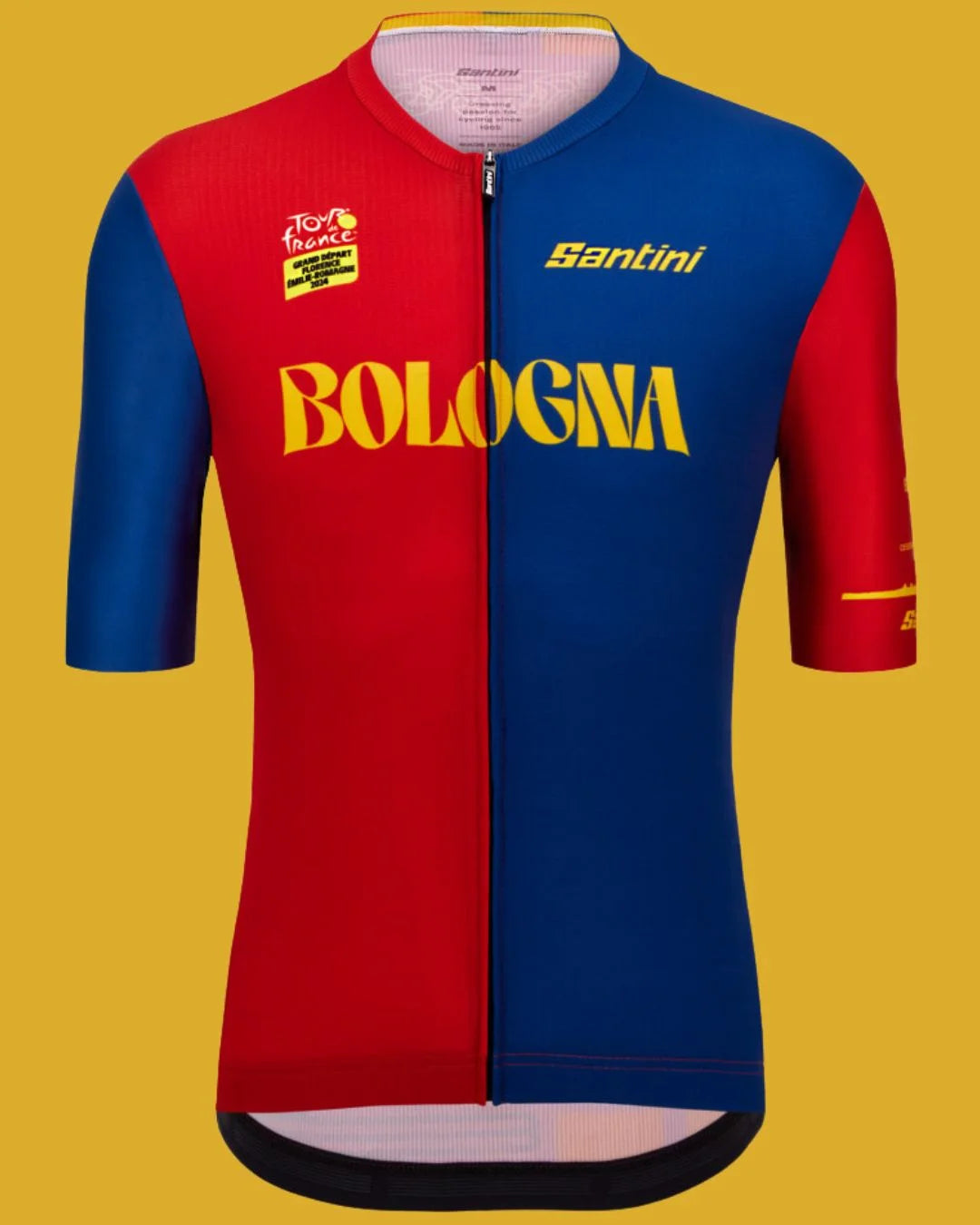 SANTINI Tour De France Bologna Men Cycling Jersey on triQUIP Sports