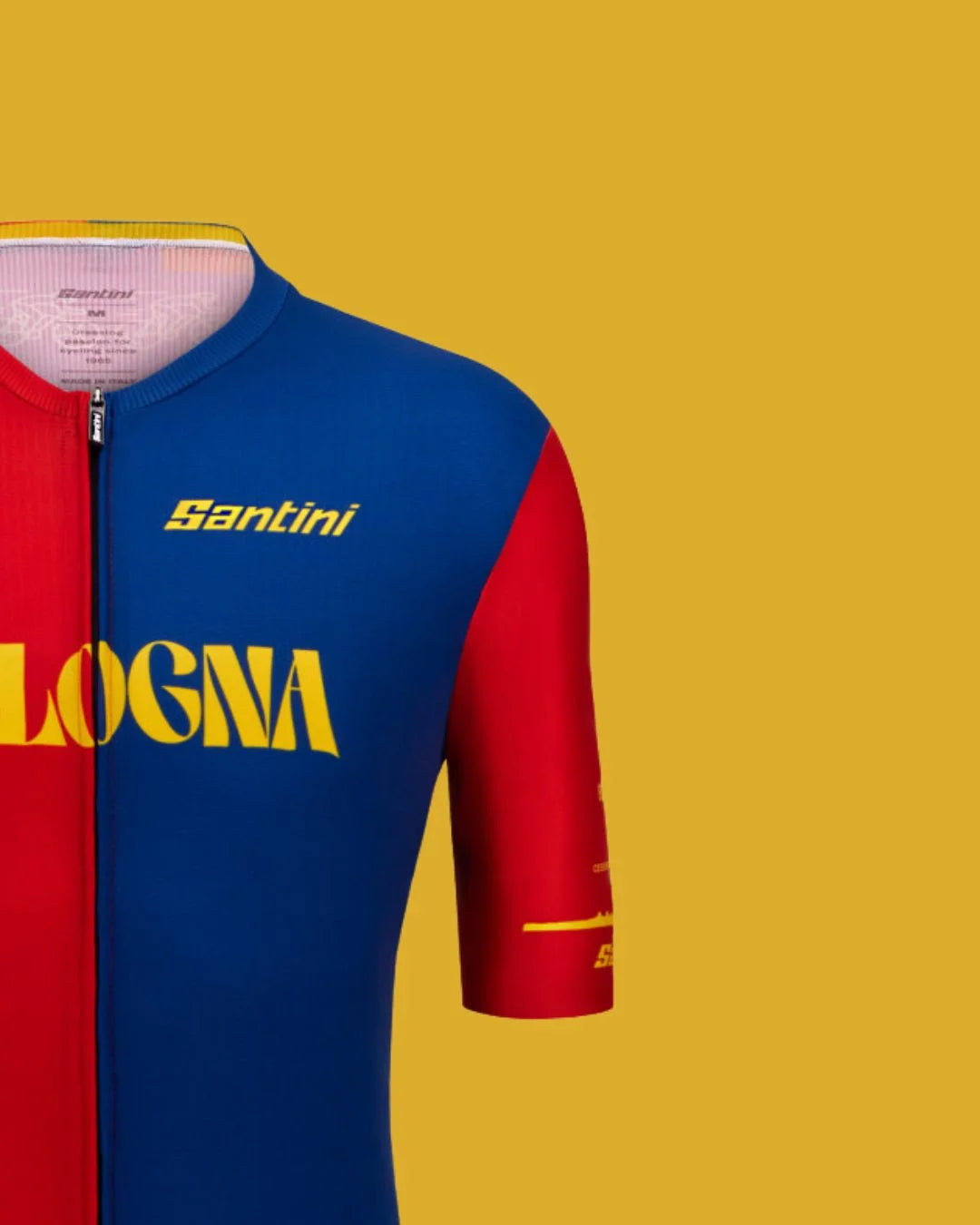 SANTINI Tour De France Bologna Men Cycling Jersey on triQUIP Sports