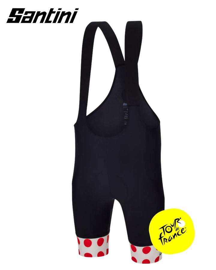 SANTINI Tour De France King Of The Mountains Leader Bib Shorts on triQUIP Sports