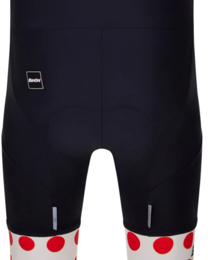 SANTINI Tour De France King Of The Mountains Leader Bib Shorts on triQUIP Sports