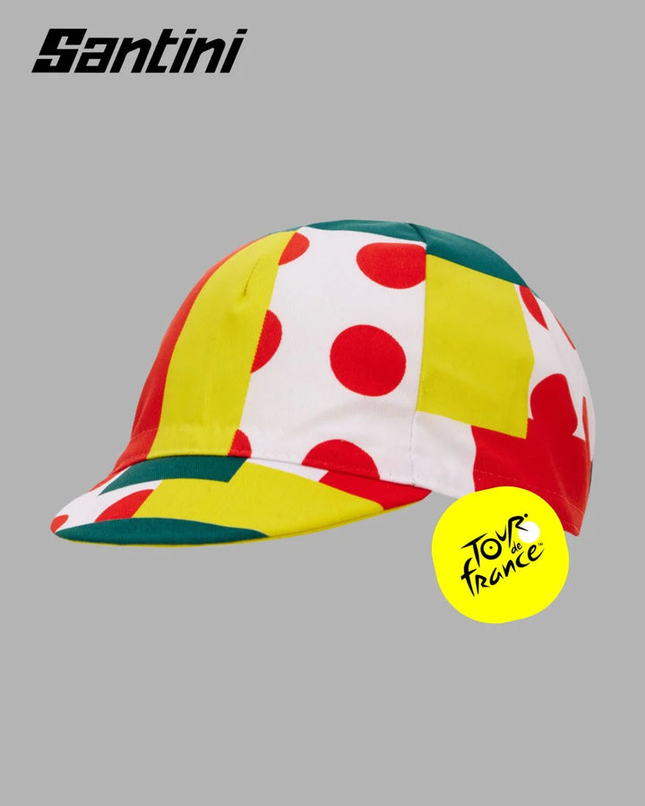 SANTINI Tour De France Maillot Jaune Combo Cycling Cap on triQUIP Sports