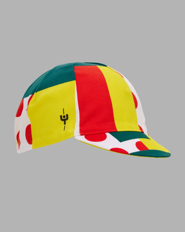 SANTINI Tour De France Maillot Jaune Combo Cycling Cap on triQUIP Sports