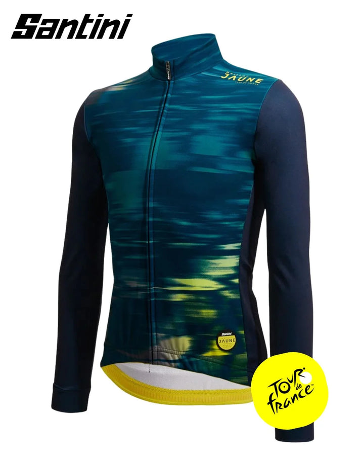 SANTINI Le Maillot Jaune Full Sleeves Cycling Jersey on triQUIP Sports