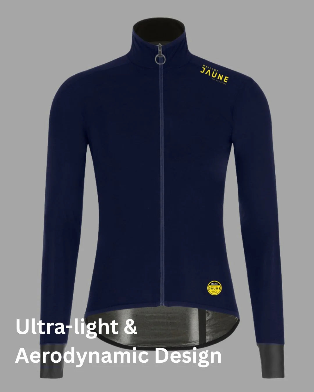 SANTINI Le Maillot Jaune Men Cycling Rain Jacket on triQUIP Sports