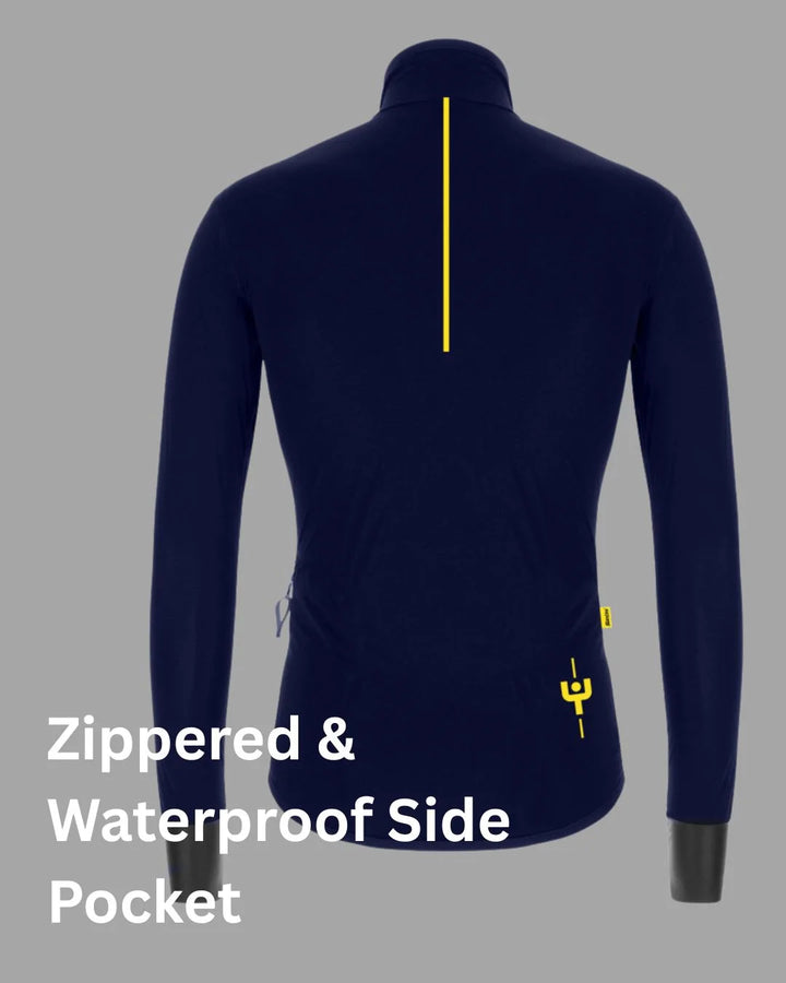 SANTINI Le Maillot Jaune Men Cycling Rain Jacket on triQUIP Sports