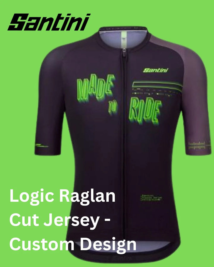 SANTINI Logic Raglan Cut Jersey-Custom Design on triQUIP Sports