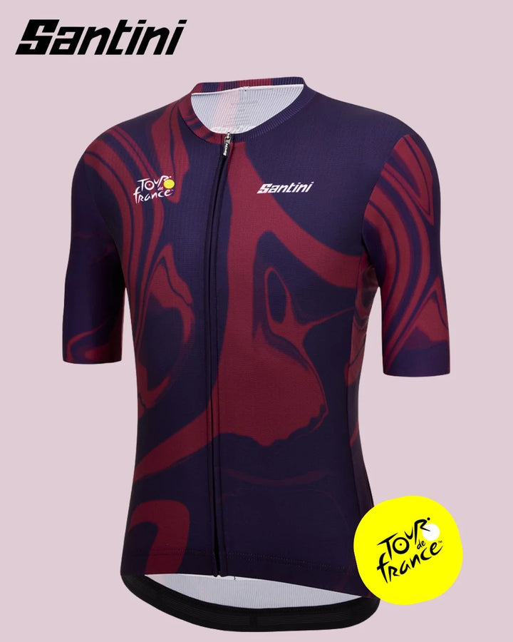 SANTINI Tour De France Bordeaux Men Cycling Jersey on triQUIP Sports