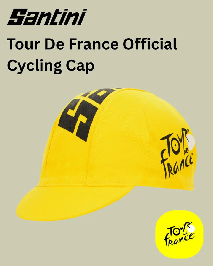 SANTINI Tour De France Official Cycling Cap on triQUIP Sports