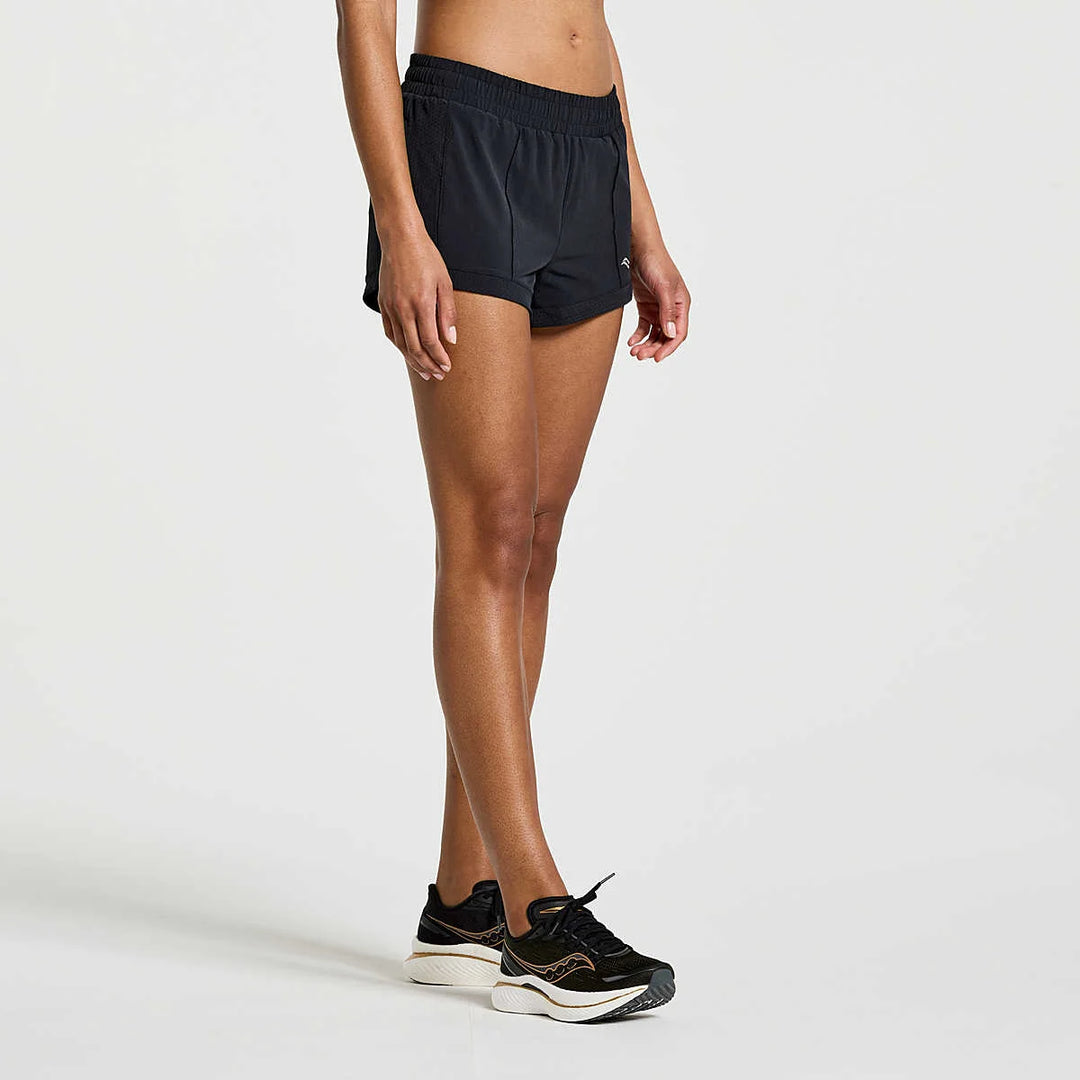 Saucony Outpace 3" Women Running Shorts on triQUIP Sports