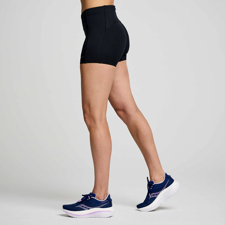 Saucony Fortify 3" Women Hot Shorts on triQUIP Sports