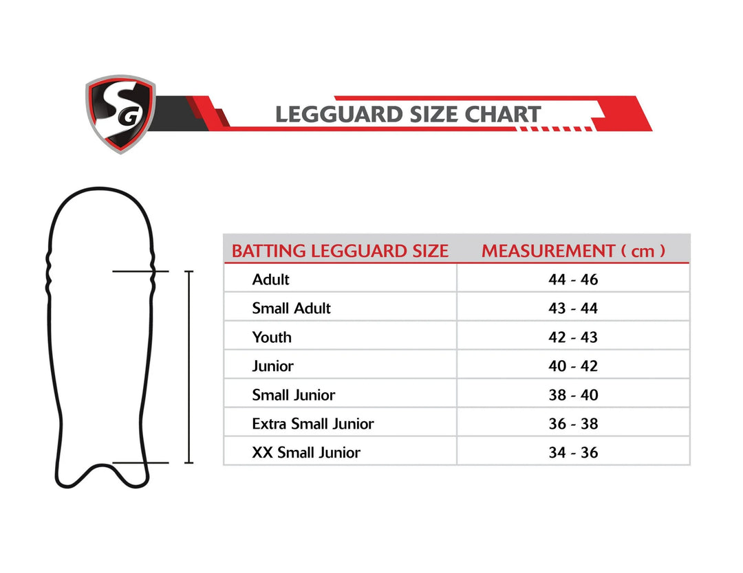 SG Club Batsmen Leg Guard - Left Hand