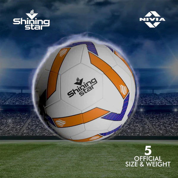 Nivia Shining Star Match Day Football on triQUIP Sports