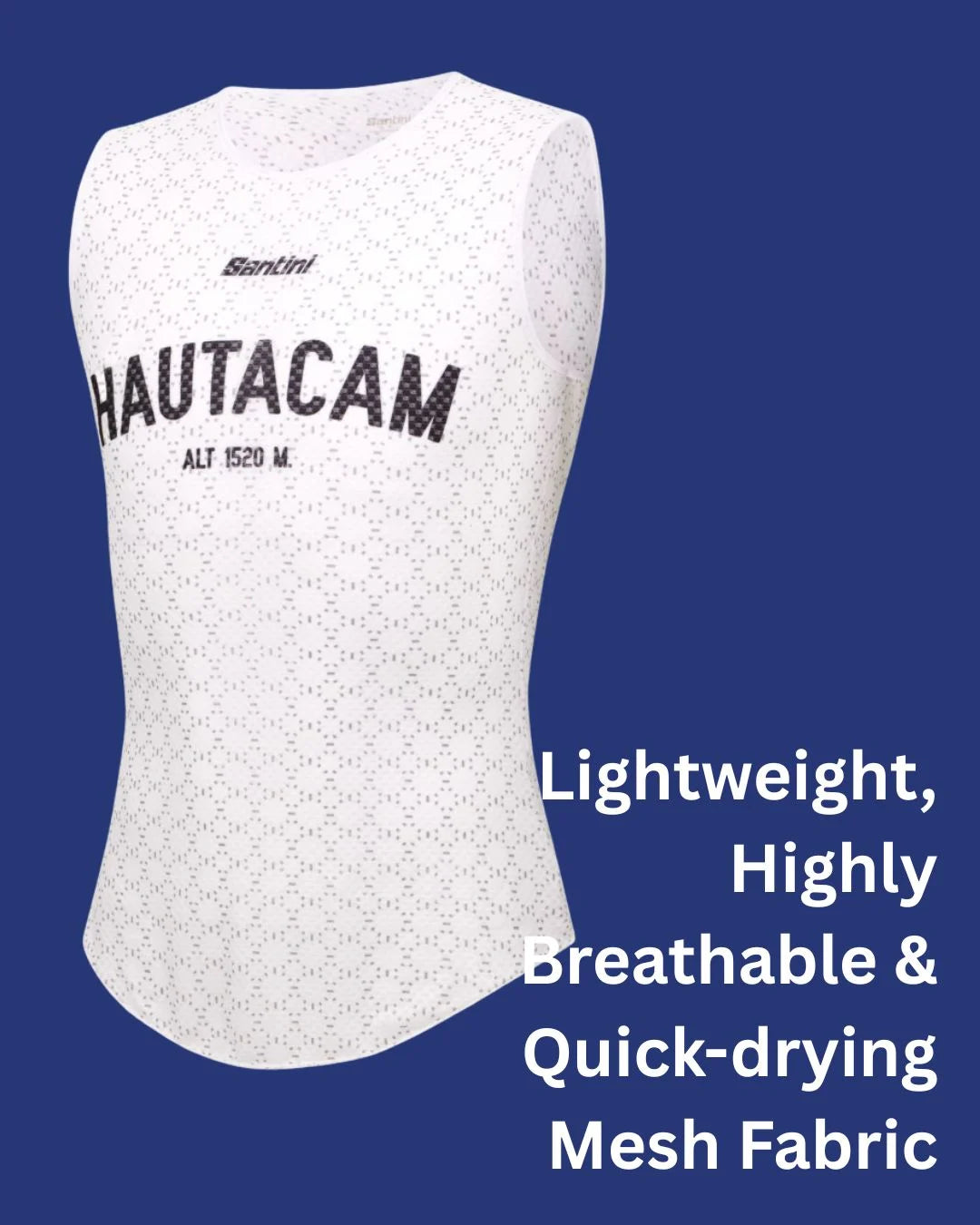 SANTINI Maillot Jaune Hautacam Baselayer on triQUIP Sports