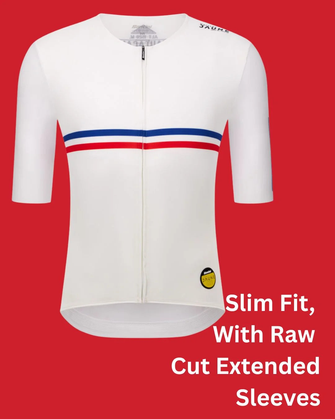 SANTINI Maillot Jaune Hautacam Unisex Cycling Jersey on triQUIP Sports