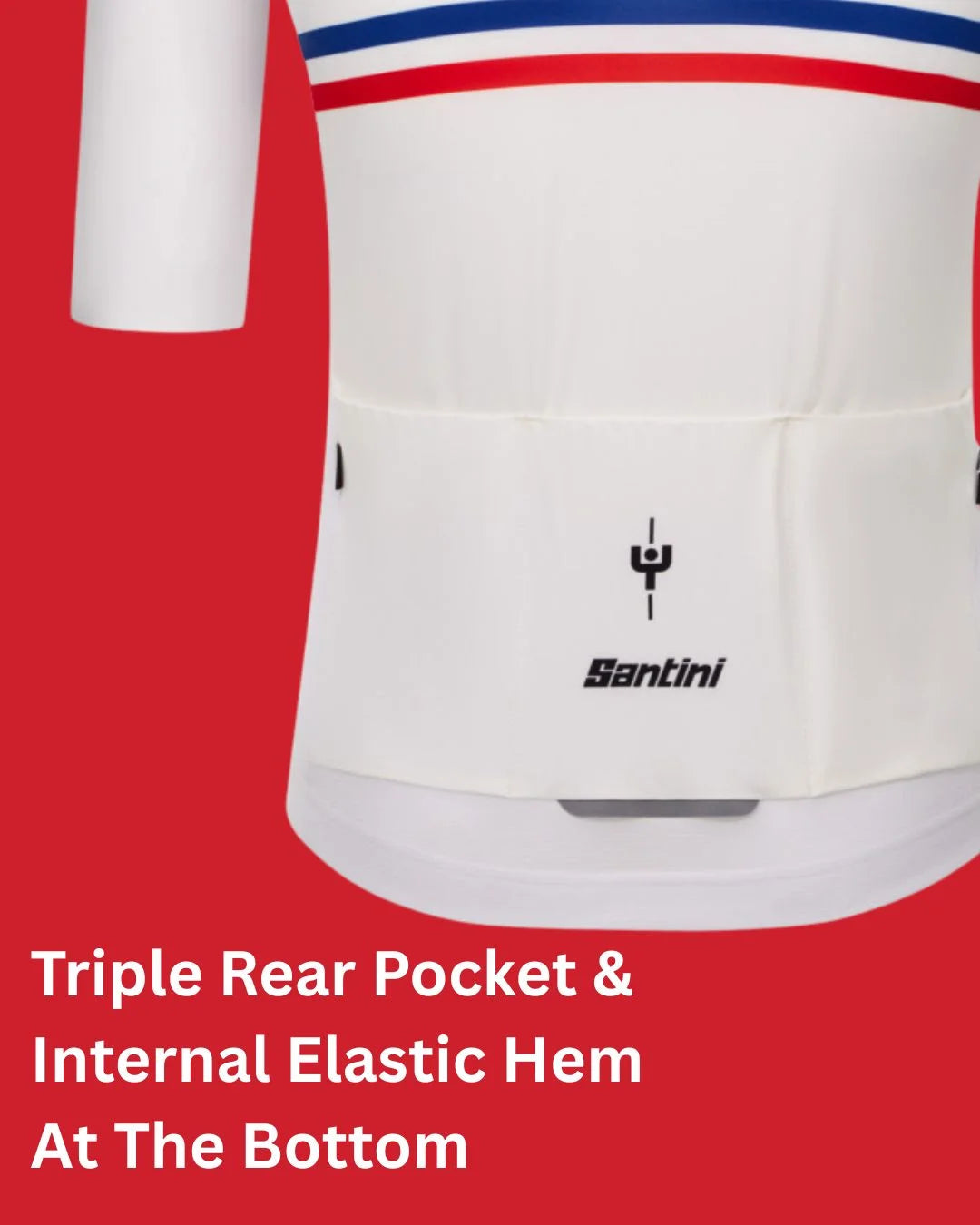 SANTINI Maillot Jaune Hautacam Unisex Cycling Jersey on triQUIP Sports