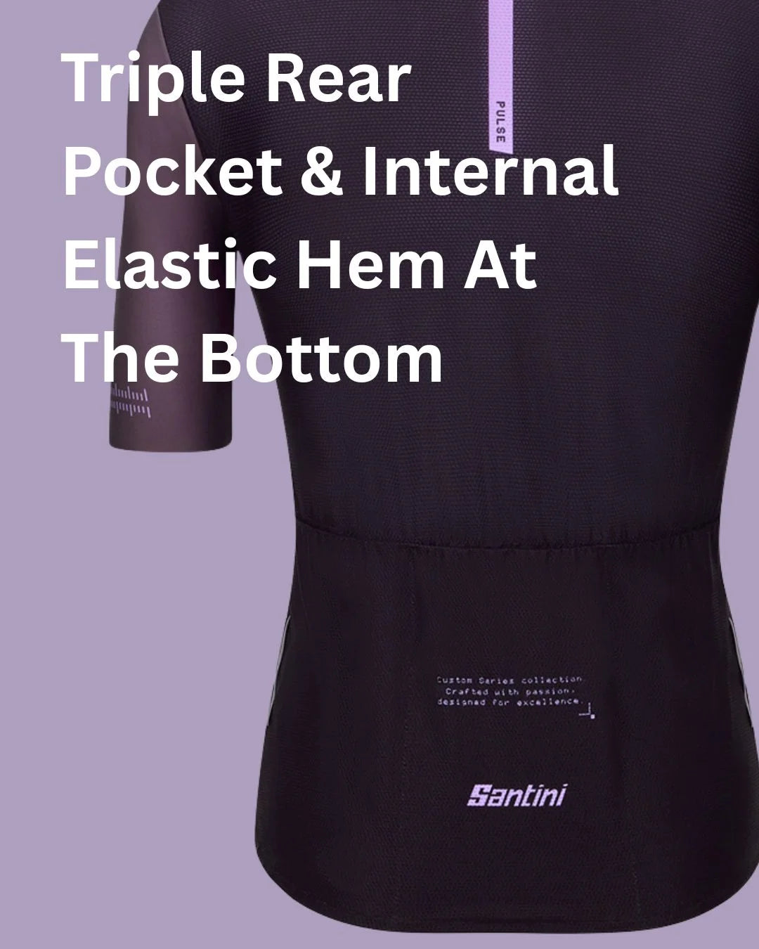 SANTINI Pulse Mesh Unisex Cycling Jersey on triQUIP Sports