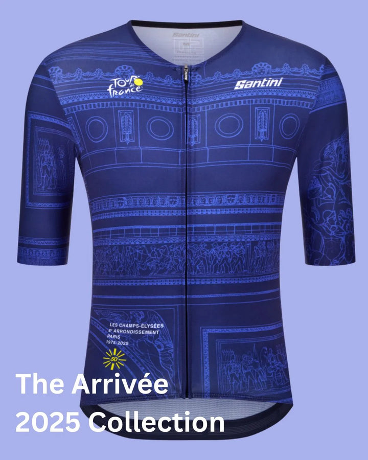 SANTINI Tour De France Arrivee Arc De Triomphe Unisex Jersey on triQUIP Sports