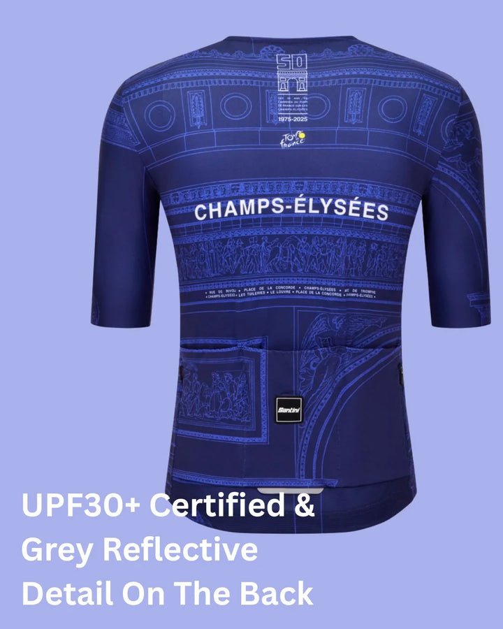 SANTINI Tour De France Arrivee Arc De Triomphe Unisex Jersey on triQUIP Sports
