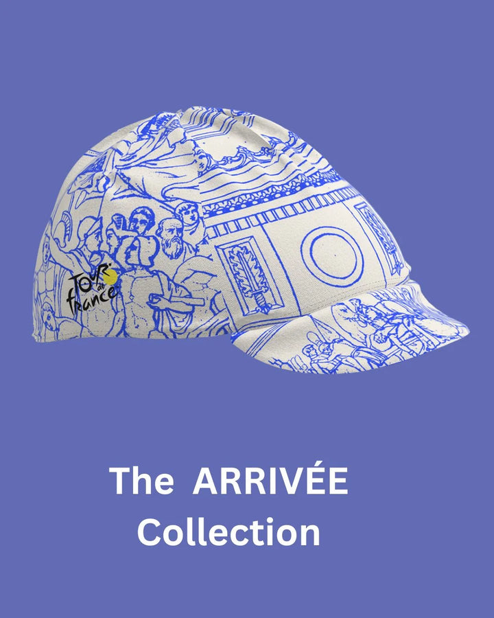 SANTINI Tour de France Arrivée Arc de Triomphe Cycling Cap on triQUIP Sports