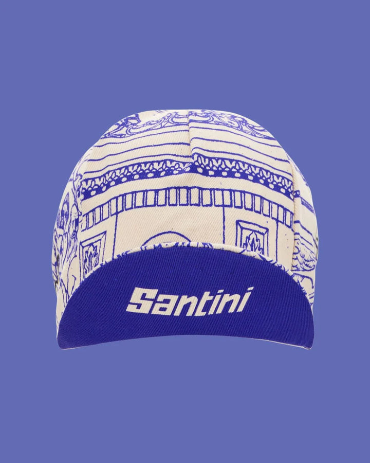 SANTINI Tour de France Arrivée Arc de Triomphe Cycling Cap on triQUIP Sports