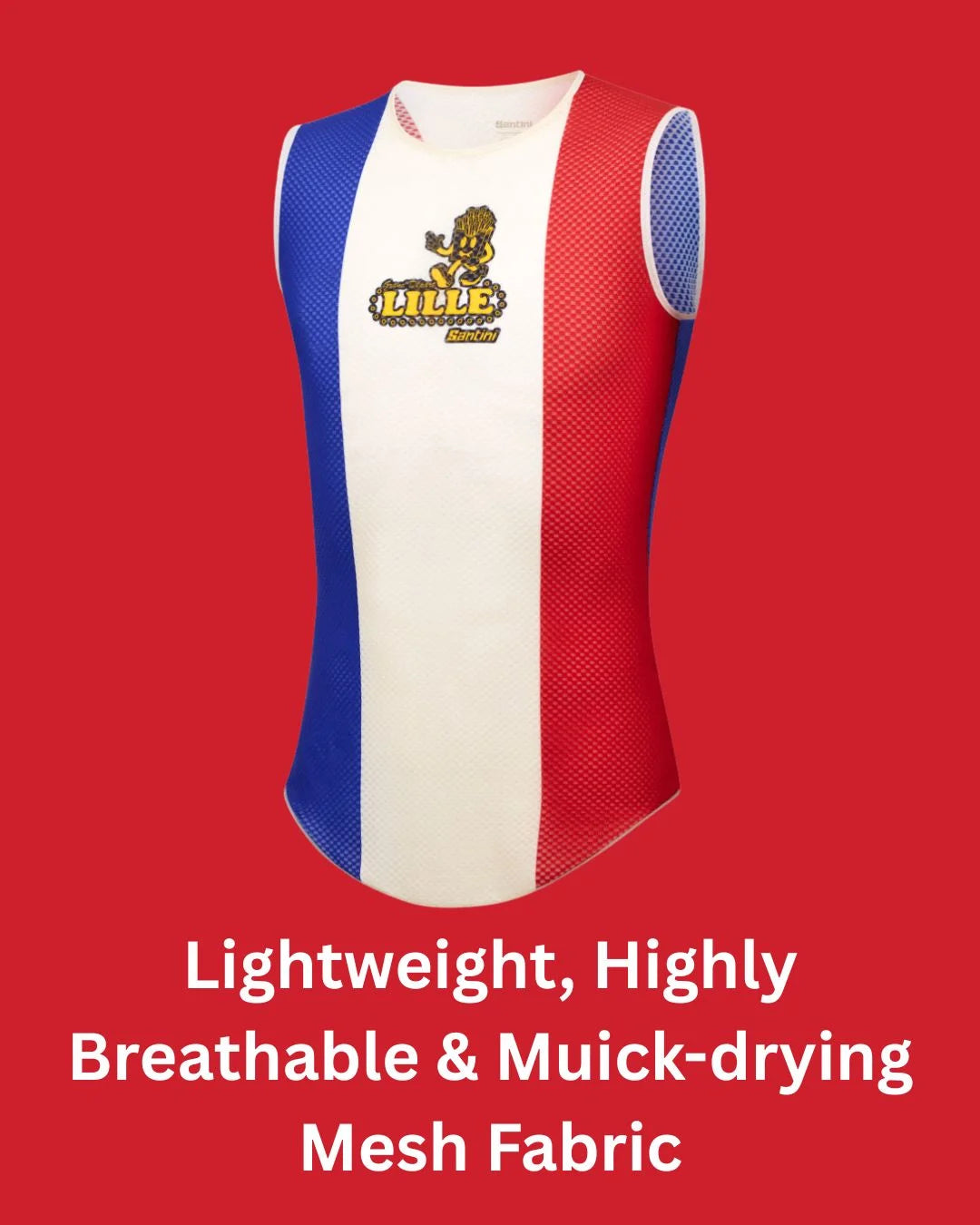 SANTINI Tour de France Grand Départ Lille Cycling Baselayer on triQUIP Sports