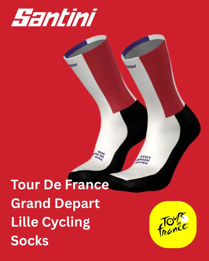 SANTINI Tour de France Grand Depart Lille Socks on triQUIP Sports