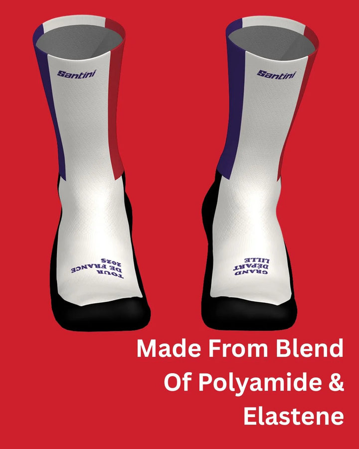 SANTINI Tour de France Grand Depart Lille Socks on triQUIP Sports