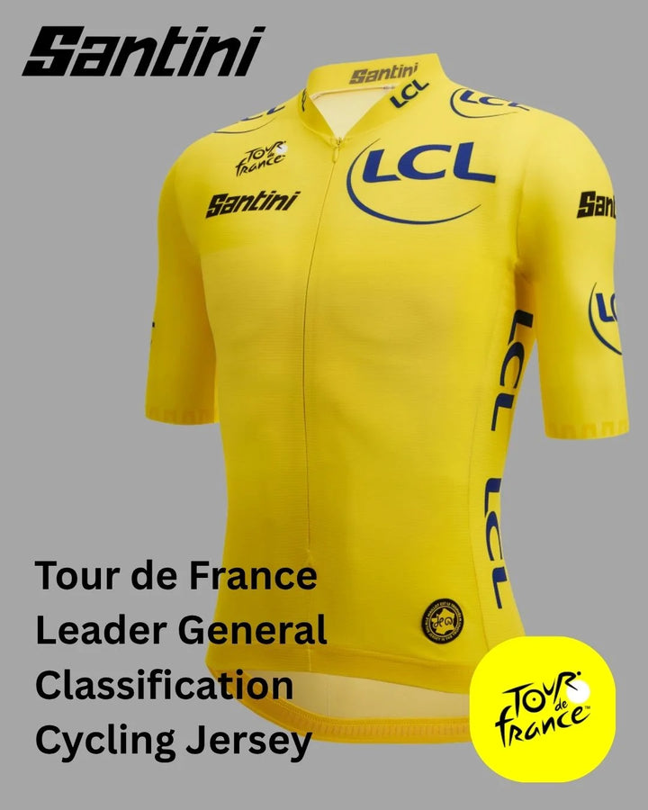 Santini Tour de France Leader General Classification Jersey - Maillot Jaune on triQUIP Sports