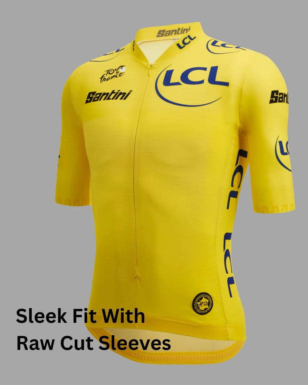Santini Tour de France Leader General Classification Jersey - Maillot Jaune on triQUIP Sports