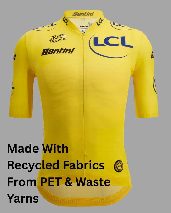 Santini Tour de France Leader General Classification Jersey - Maillot Jaune on triQUIP Sports