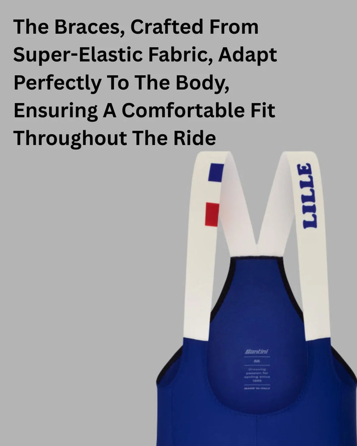 SANTINI Tour de France Grand Départ Lille Men Bib Shorts on triQUIP Sports