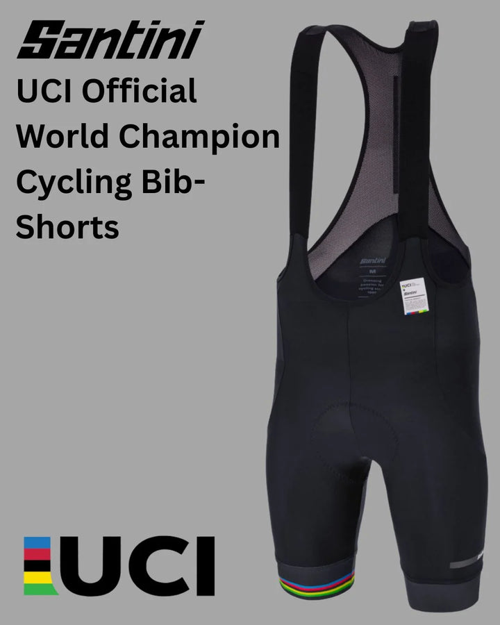 SANTINI UCI Official World Champion Bib Shorts on triQUIP Sports