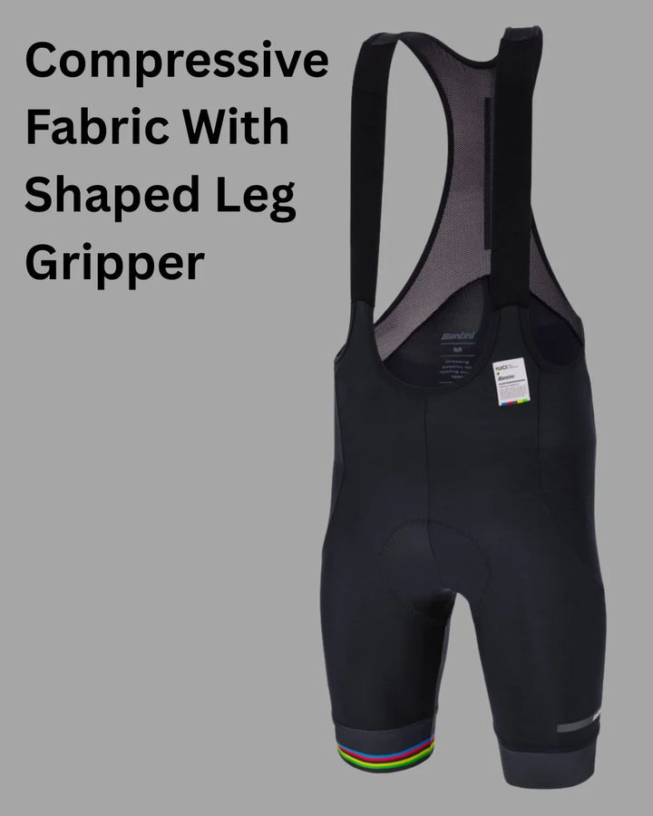 SANTINI UCI Official World Champion Bib Shorts on triQUIP Sports
