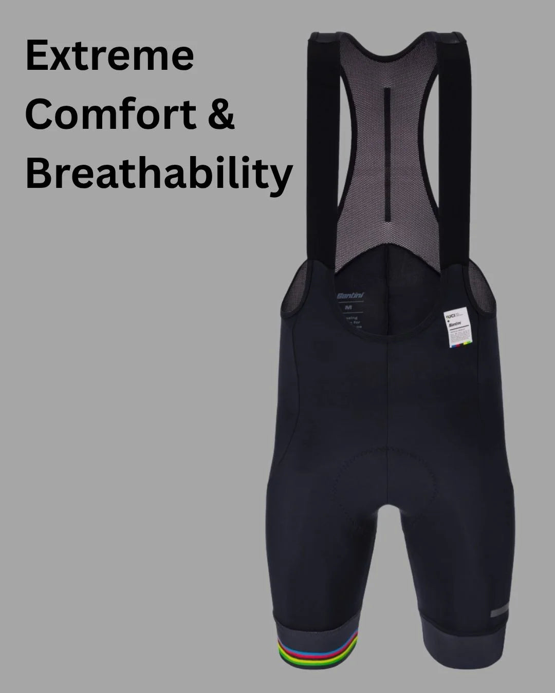 SANTINI UCI Official World Champion Bib Shorts on triQUIP Sports