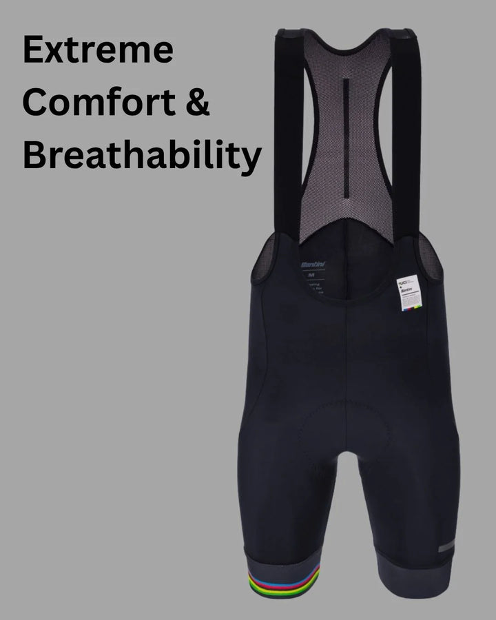 SANTINI UCI Official World Champion Bib Shorts on triQUIP Sports
