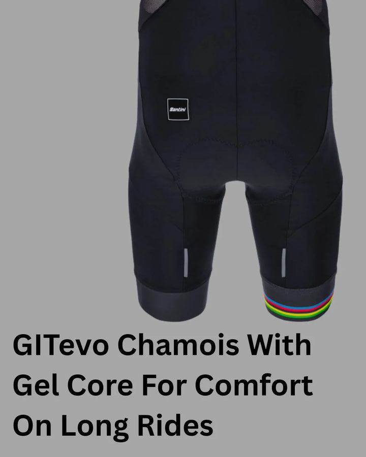 SANTINI UCI Official World Champion Bib Shorts on triQUIP Sports