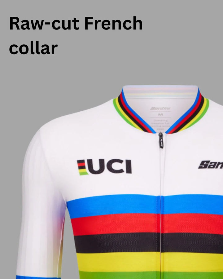 SANTINI Unisex UCI Official World Champion cycling jersey on triQUIP Sports