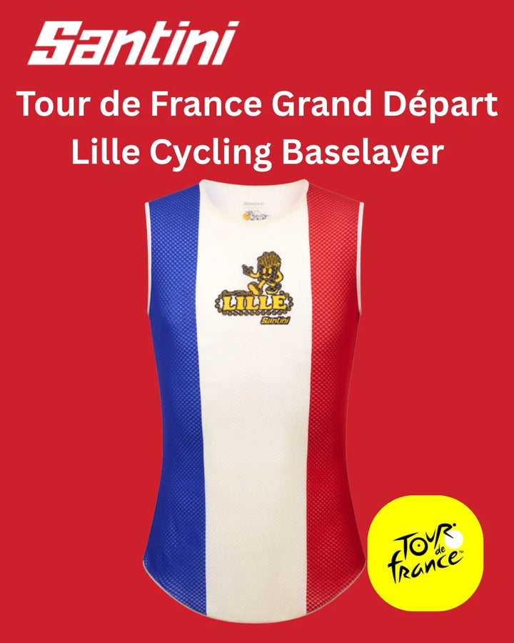 SANTINI Tour de France Grand Départ Lille Cycling Baselayer on triQUIP Sports