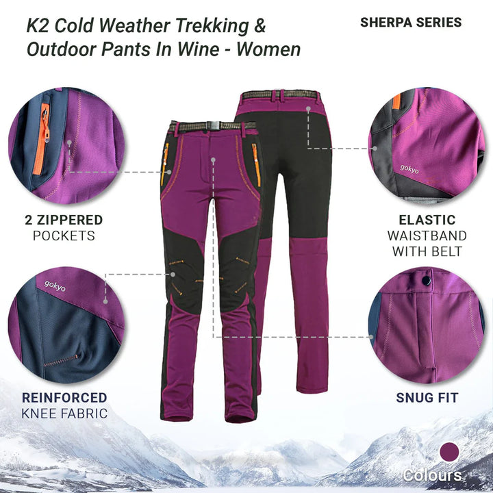 Gokyo K2 Cold Weather Women Trekking & Outdoor Pants on triQUIP Sports