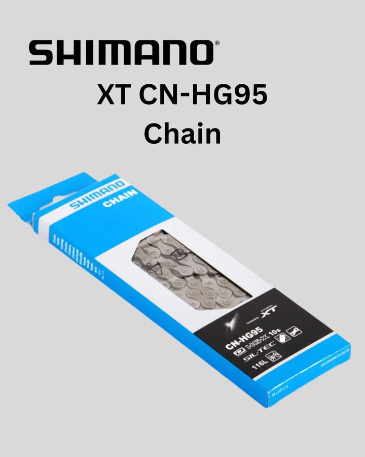 SHIMANO XT CN-HG95 Chain 10S MTB,116 Links on triQUIP Sports