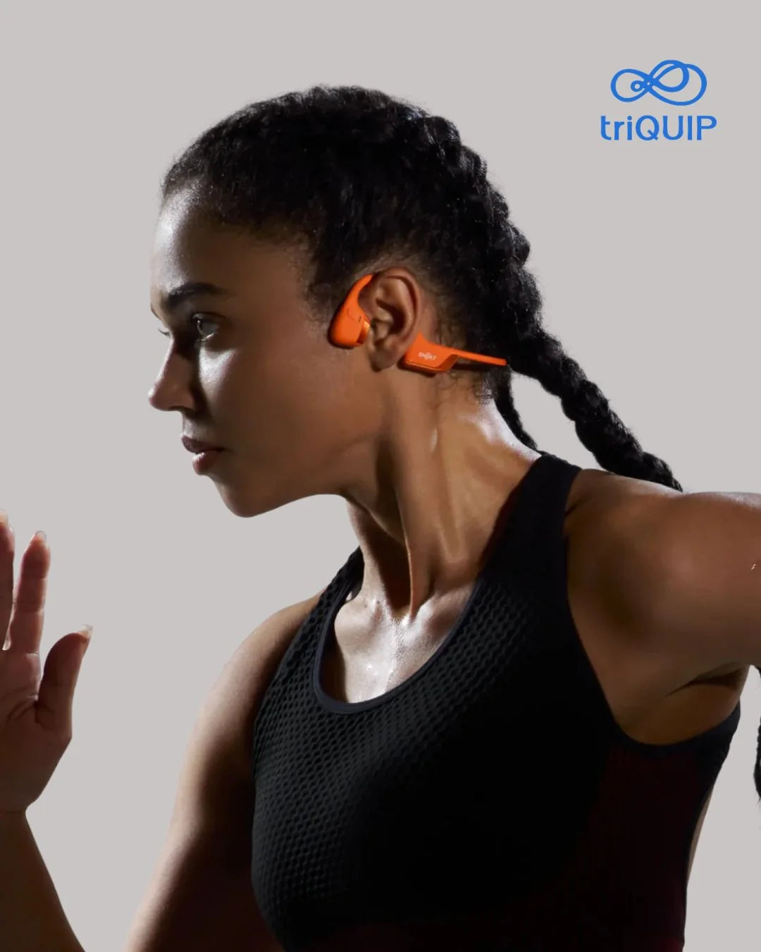 SHOKZ OpenRun Pro2 Bone Conduction Sports Headphones on triQUIP Sports